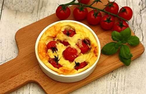 Clafoutis aux tomates cerises