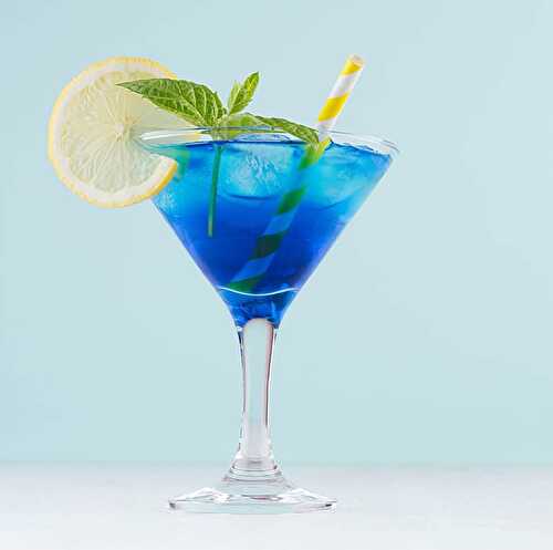 Cocktail blue lagoon