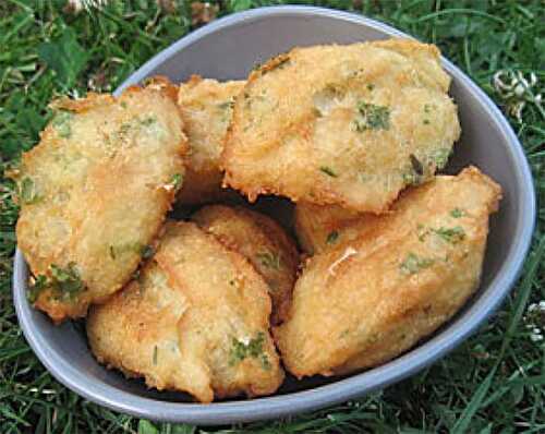 Croquettes de morue et courgettes -