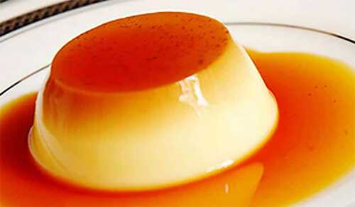 Flan au caramel avec thermomix  Dessert