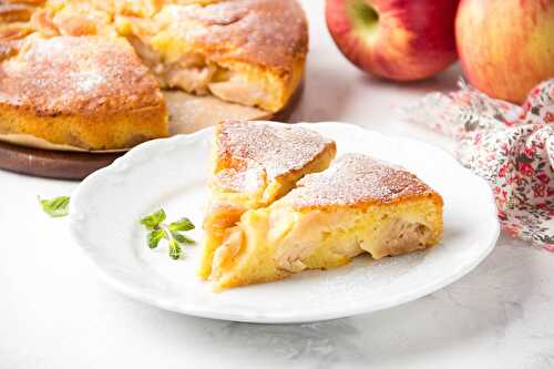 Gâteau aux pommes, poires et mascarpone - Pâtisserie