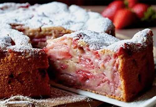 Gâteau Invisible aux Fraises