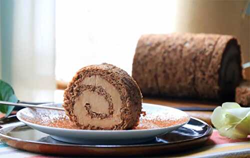 Gâteau roulé au café