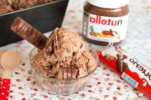 Glace au Kinder Bueno   - Dessert -