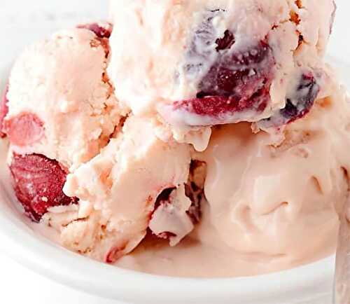 Glace italienne aux fruits de saison