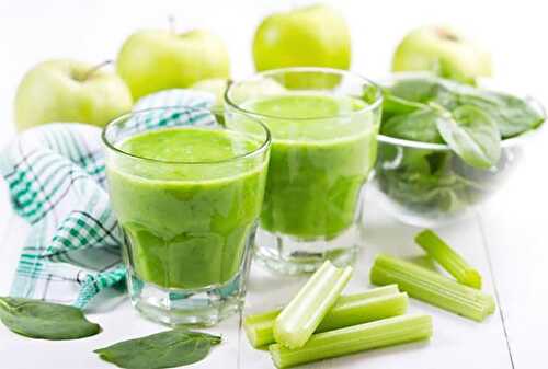 Jus de légumes verts