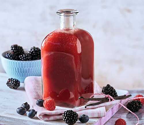 Liqueur de fruits rouges - CuisineThermomix - Recettes spéciales Thermomix