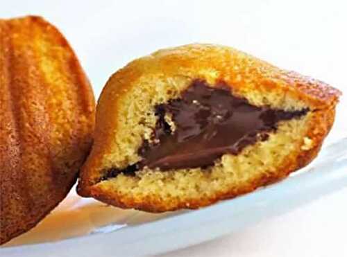 Madeleines au nutella