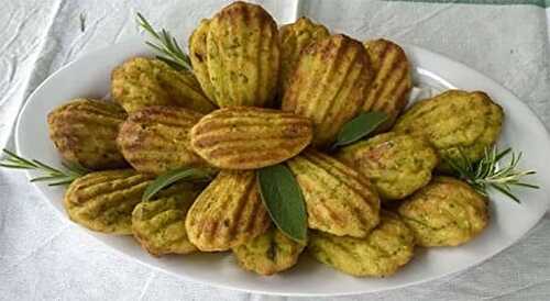 Madeleines salées aux courgettes