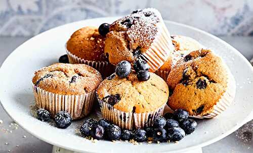 Muffins aux myrtilles