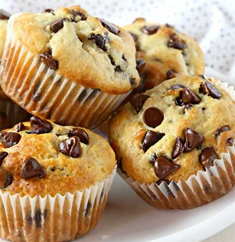 Muffins aux pépites de chocolat