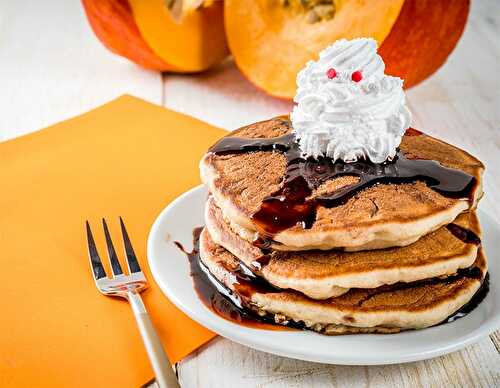 Pancakes à la Citrouille d’Halloween