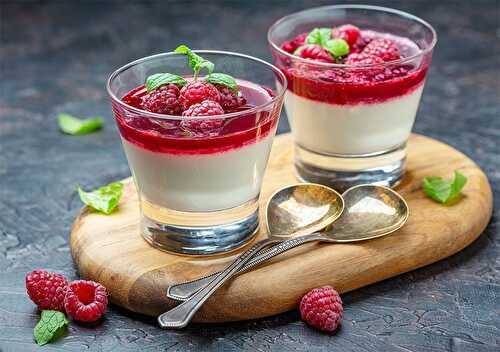 Panna cotta de la saint valentin