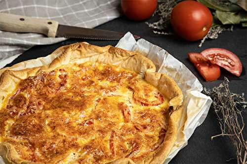 Quiche au thon et à la tomate