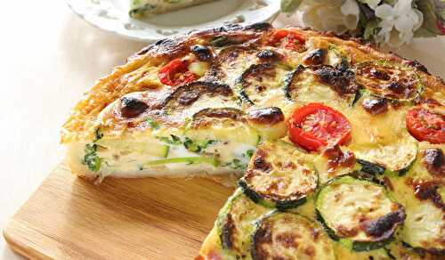 Quiche aux Légumes sans Pâte