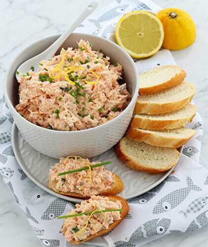 Rillettes de poulet au citron