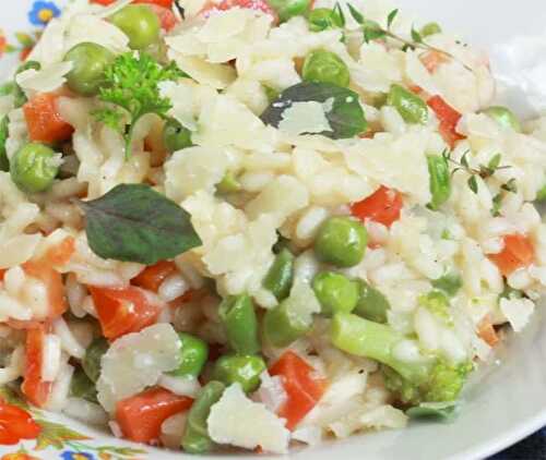 Risotto aux légumes  - Plat de riz