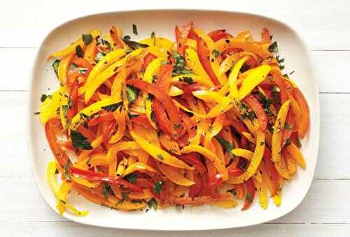 Salade de poivrons - CuisineThermomix - Recettes spéciales Thermomix