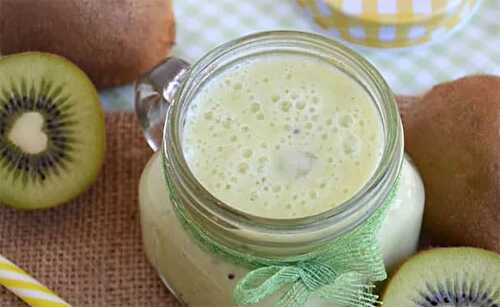 Smoothie au kiwi et lait de soja