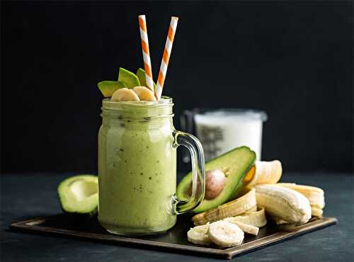 Smoothie avocat banane