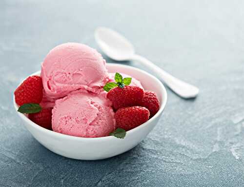 Sorbet de framboises