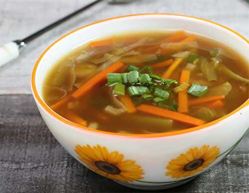 Soupe chinoise au Thermomix  Recette Thermomix