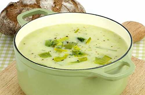 Soupe de poireaux au Boursin