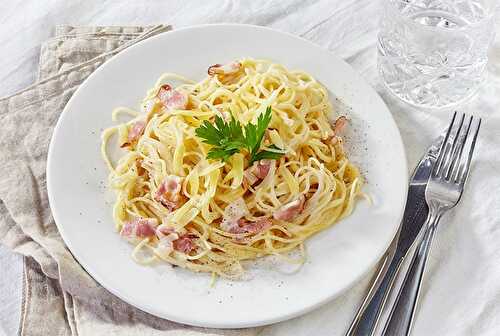 Spaghettis à la Carbonara