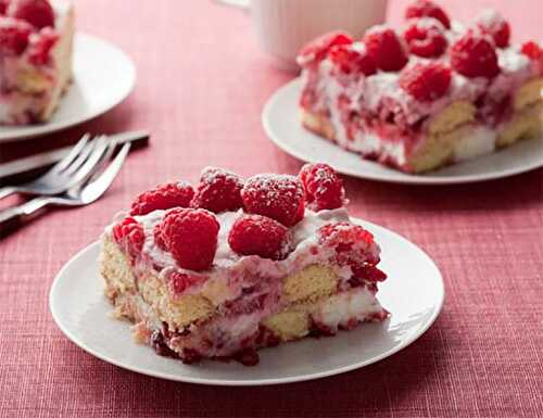 Tiramisu framboise de la Saint Valentin