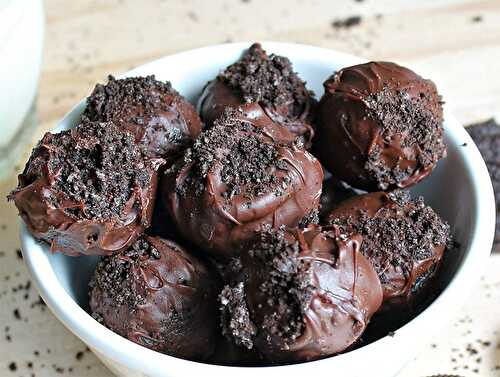 Truffes à base de biscuits Oreo