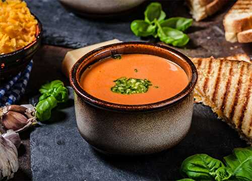 Velouté de tomates à l’italienne