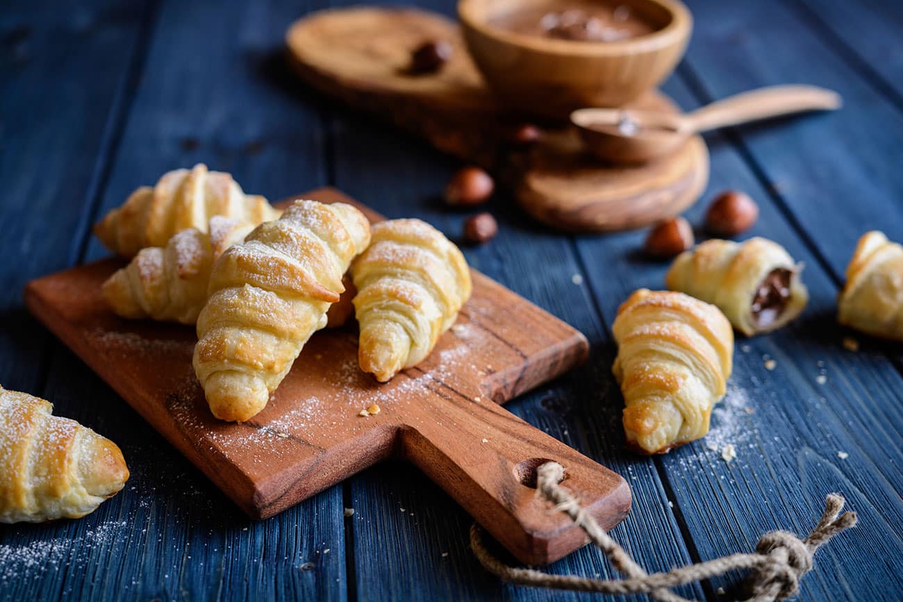 Une délicieuse variante d'un classique : Les croissants au Nutella