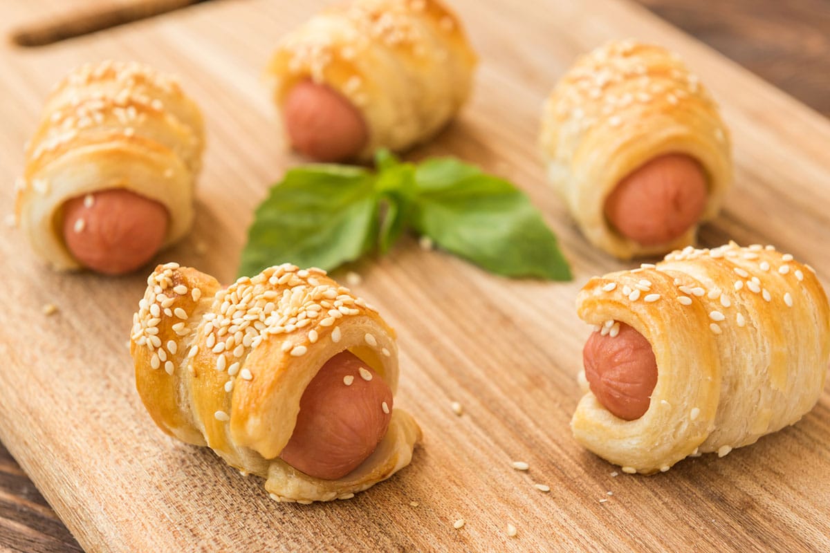 Mini Feuilletés à la Saucisse avec Thermomix pour l'apéritif