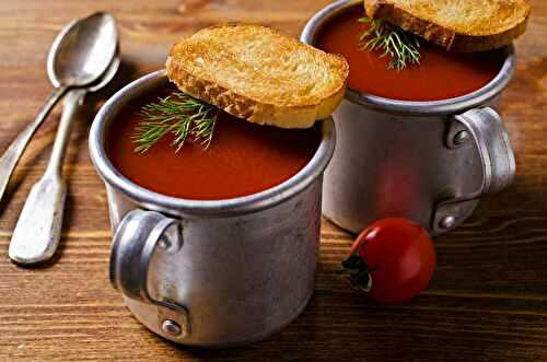 Recette Facile de la Soupe de Tomate au Thermomix