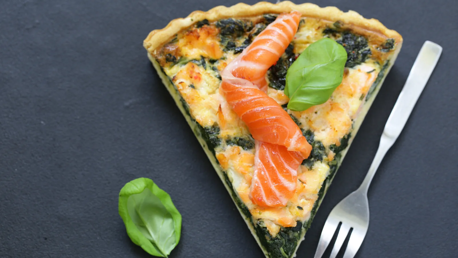 Quiche saumon fumé épinards au Thermomix