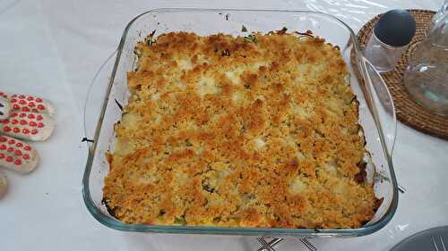 Courgettes en crumble