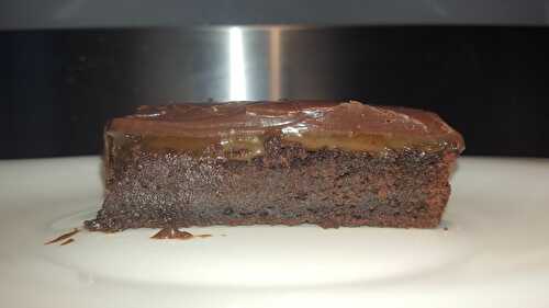 Gâteau choco-caramel