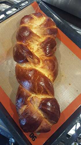 Ma brioche tressée et filante