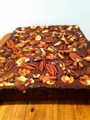 Super bon Brownie aux courgettes