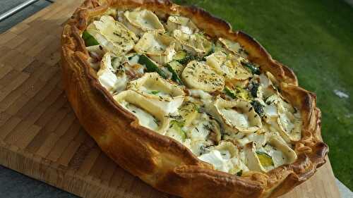 Tarte courgettes-chèvre