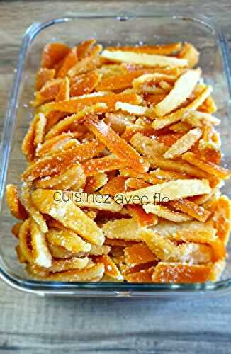 Orangettes maison