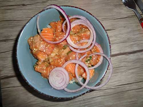 Chirashi de saumon maison