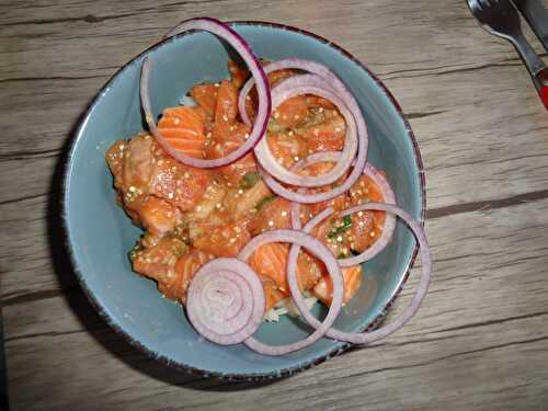 Chirashi de saumon maison