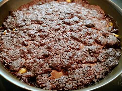 Crumble pommes bananes chocolat