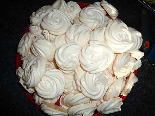 Meringues française blanches