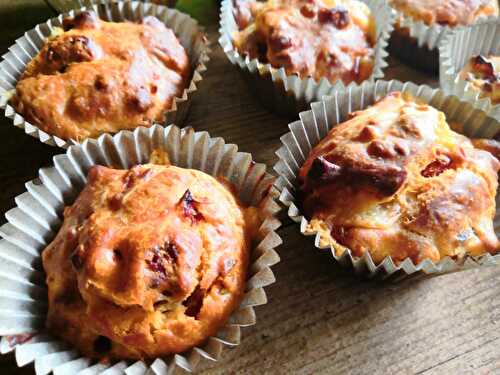 Muffins salés chorizo emmental tomates séchées – Cuisinez pour vos papilles