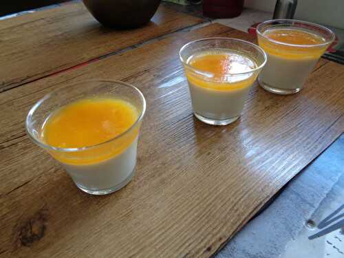 Panna cotta à l'orange