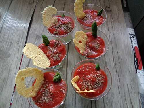 Panna cotta salée parmesan asperges tomates | A vos papilles !