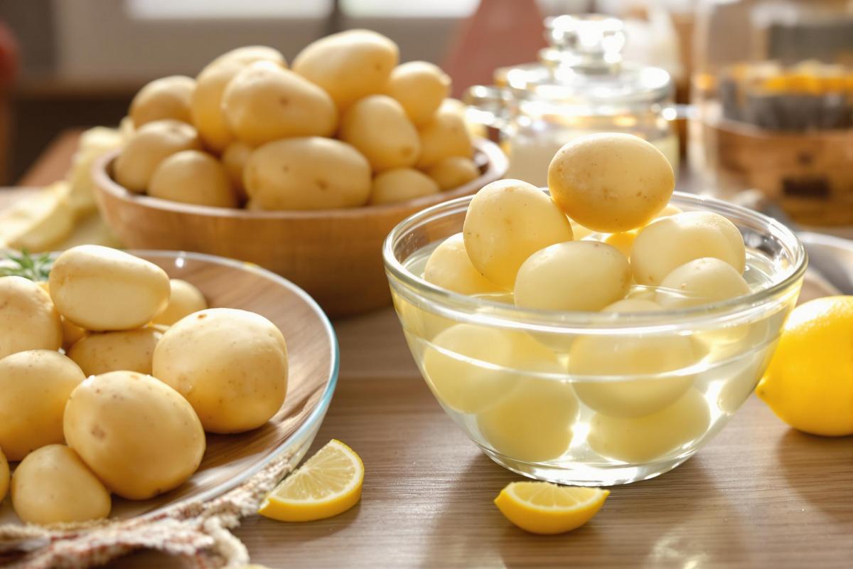 Astuces pour éviter que les pommes de terre noircissent après cuisson