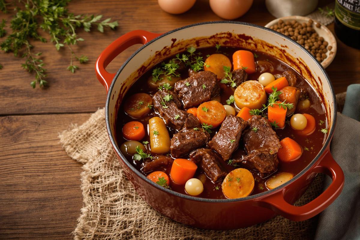 Le meilleur morceau de bœuf pour un bœuf bourguignon